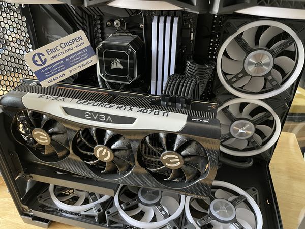 EVGA RTX 3070 Ti PC build